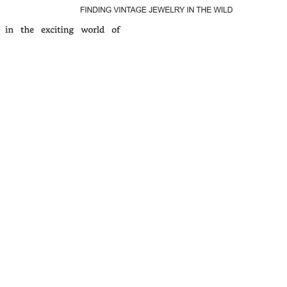 Finding Vintage Jewelry in the Wild - Picture 4 of 7